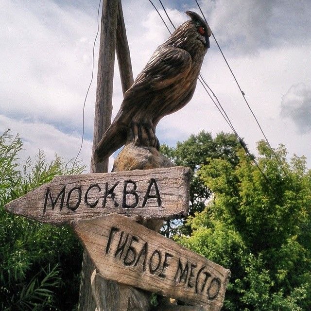 Сказочный указатель в Музее гадов