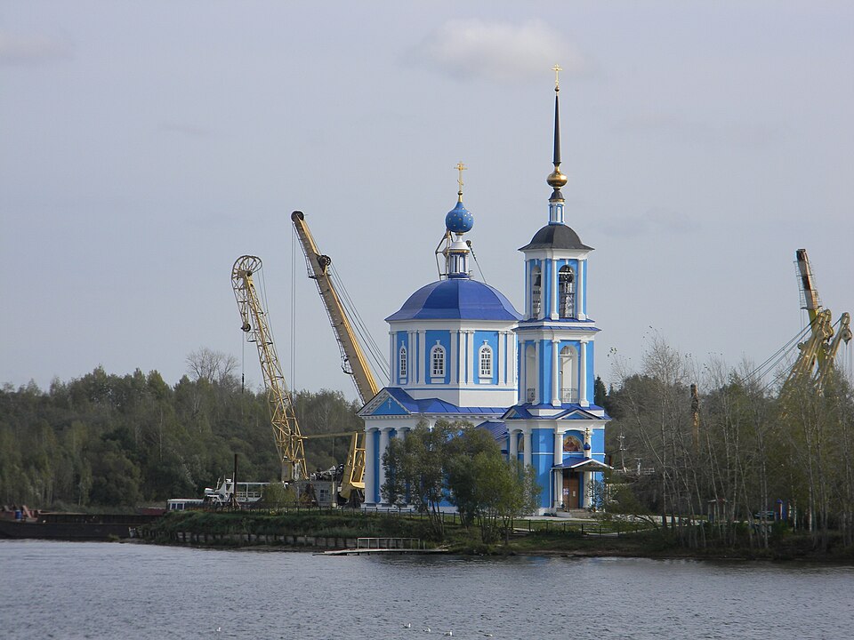 Иерусалимский храм с речного берега